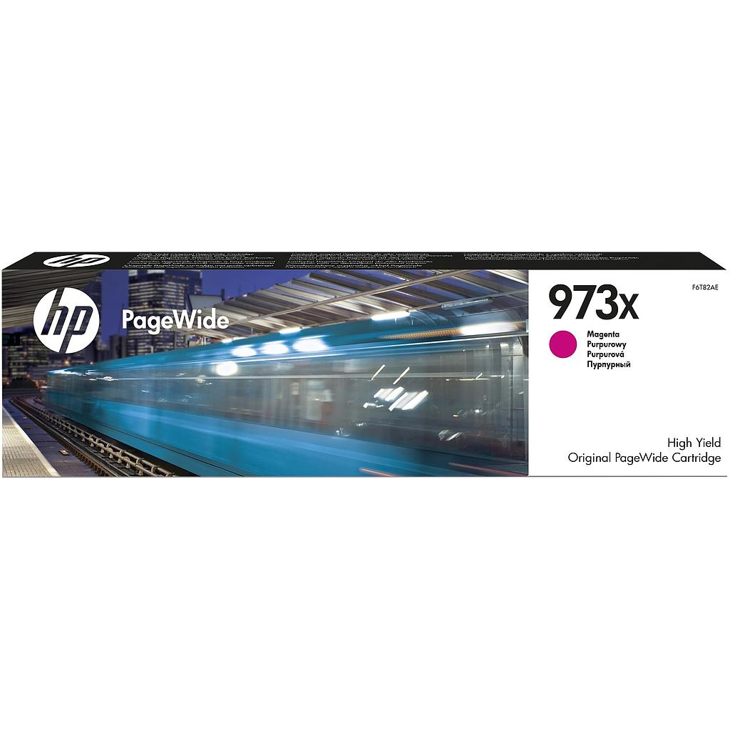 CARTUCHO HP F6T82AE 973X PAGEWIDE MAGENTA #F6T82AE (82ML)