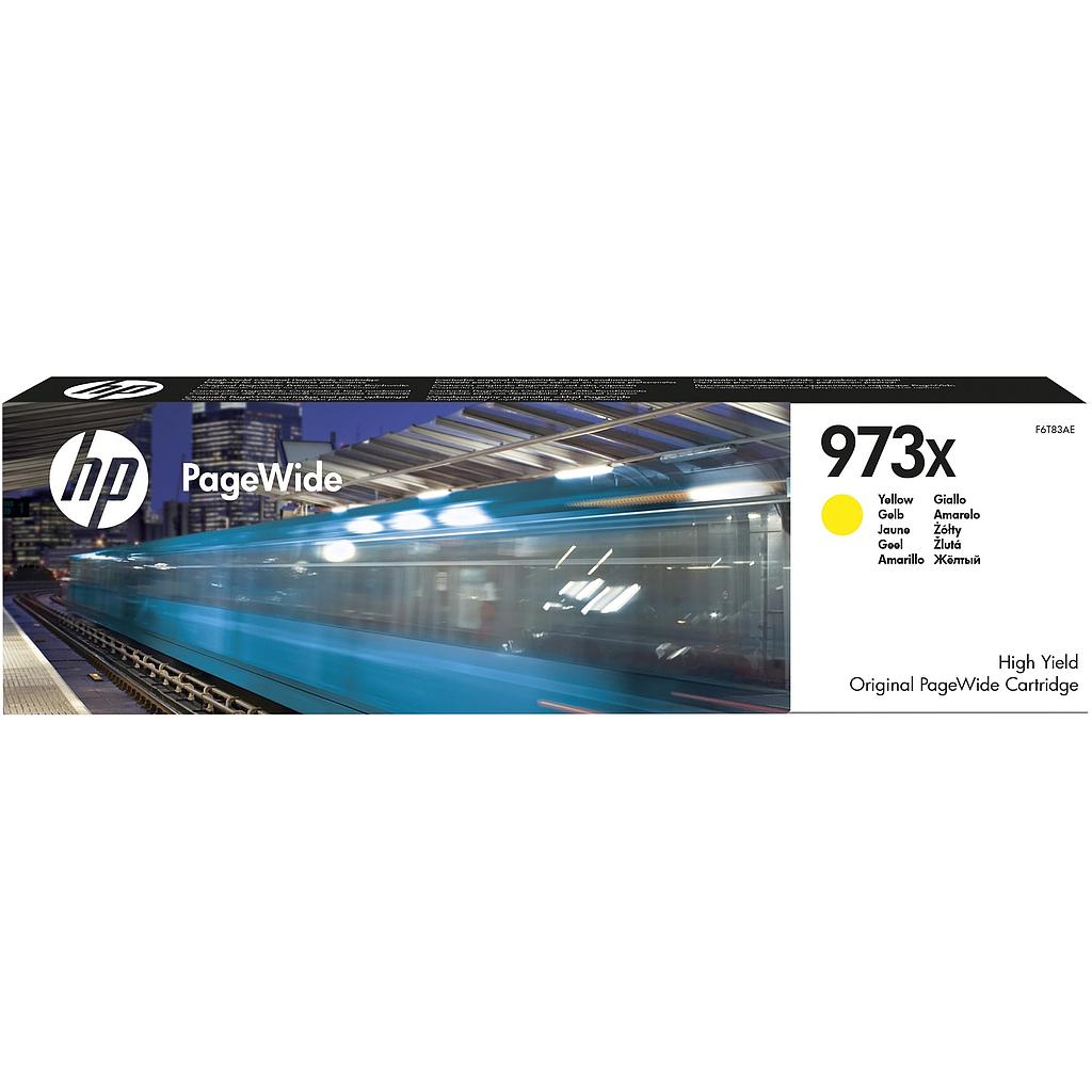 CARTUCHO HP F6T83AE 973X PAGEWIDE AMARILL #F6T83AE (86ML)