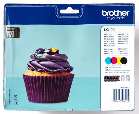PACK BROTHER LC123VALBP  MFC-J4410DW (600P) (BK/C/M/Y)