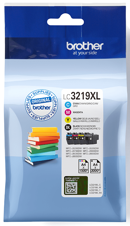 CARTUCHO BROTHER LC3219XLVAL   MFC-J6530DW MFC-J6930DW(3K/15K)(BK/C/M/Y))