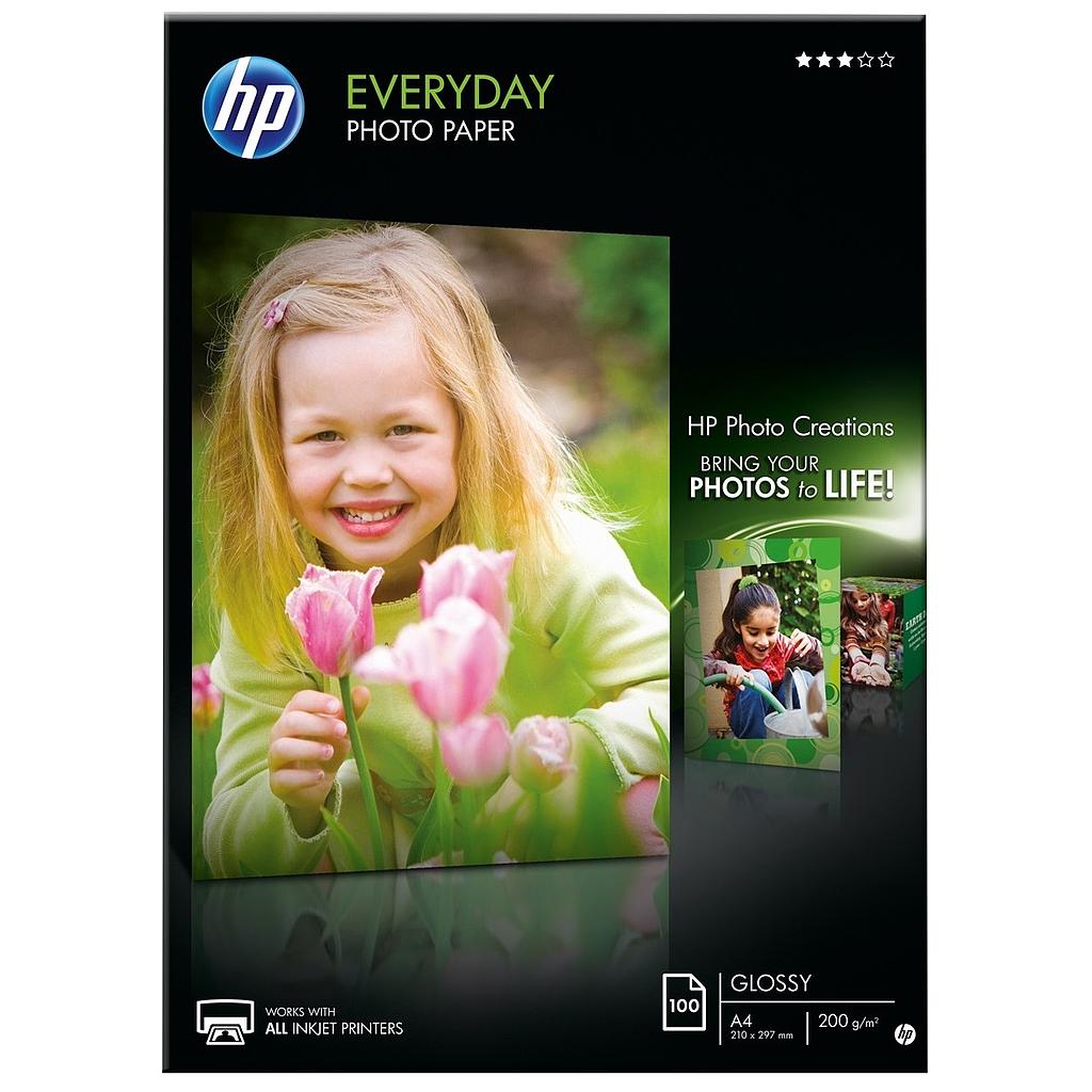 PAPEL HP Q2510A PHOTOSATINADO/A4 USO DIARIO(175G)-100H A-5C
