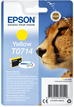 CARTUCHO EPSON T071440 AMARILLO STY.D78/DX4000/4050 (55ML)