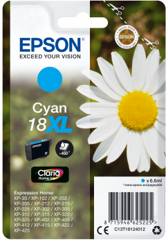 CARTUCHO EPSON C13T181240 CIAN EXPRESSION ALTA CAPACIDAD XP102/205/305/405
