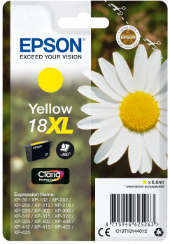 CARTUCHO EPSON C13T181440 AMARILLO EXPRESSION ALTA XP102/205/305/405
