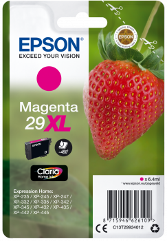 CARTUCHO EPSON T299340 C.CLARIA HOME 29XL MAGENTA XP435/330/335/332/430/235/432