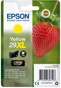 CARTUCHO EPSON T299440 C.CLARIA HOME 29XL AMARILLO XP435/330/335/332/430/235/432
