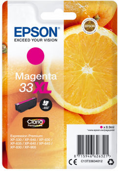 CARTUCHO EPSON C13T33634012C.CLARIA PREM.33XL MAGET XP830/635/630/530