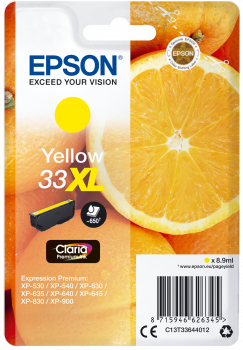 CARTUCHO EPSON C13T33644012C.CLARIA PREM.33XL AMARI XP830/635/630/530