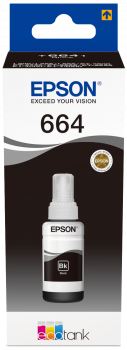 CARTUCHO EPSON C13T664140 L555/355 NEGRO ECOTANK T6641 (4K) (70ML)