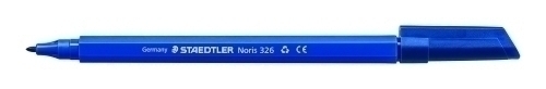 ROTULADOR STAEDTLER 326-3 NORIS CLUB 326 ANTISECADO AZUL