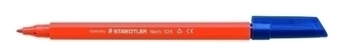 ROTULADOR STAEDTLER 326-4 NORIS CLUB 326 ANTISECADO NARANJA