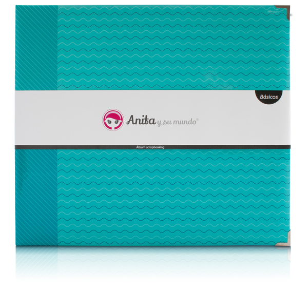 SCRAPBOOKING GRAFO 37054021 ALBUM ESPUMADO 4D40 SCRAP VERDE TOPOS