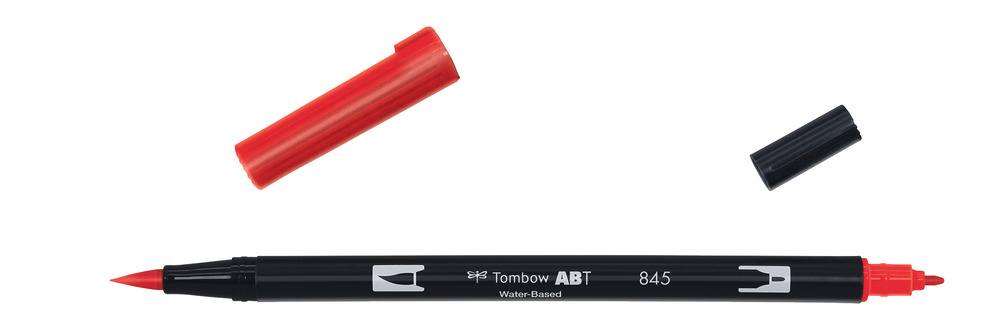 ROTULADOR TOMBOW PINCEL TOMBOW ABT-845 DUAL BRUSH-845COLOR CARMINE.