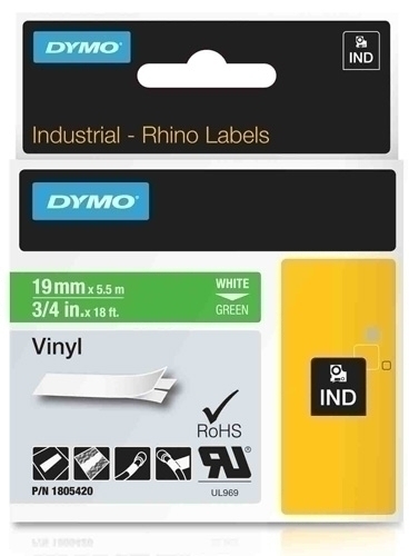 CINTA  RHINOPRO DYMO 748230  19MMX5M BL  S0718220