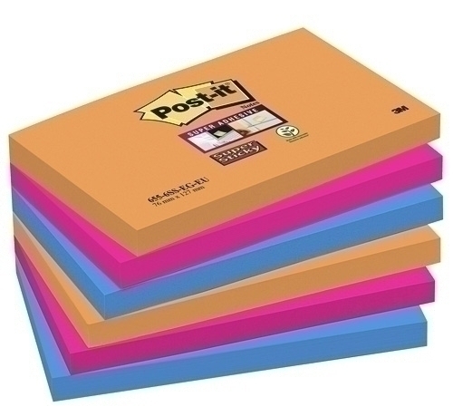 BLOC  NOTAS POST-IT 232955 76X127 BANGKOK 655-6SS-EG
