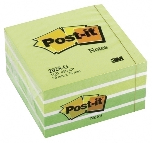 CUBO NOTAS POST-IT 710989 76X76 450H VE PAS 2028G