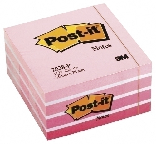 CUBO  NOTAS POST-IT 711003 76X76 450H ROS PAS 2028P