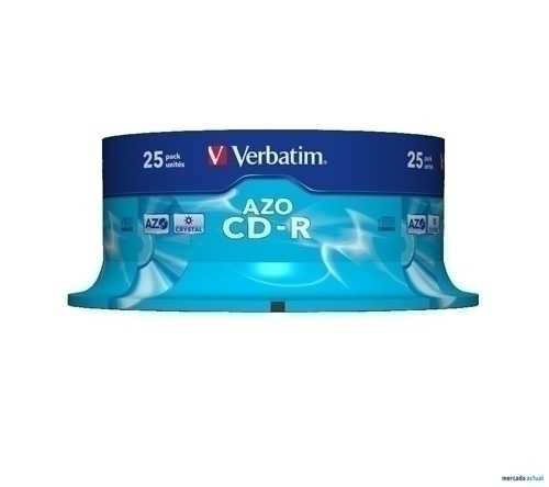 CD-R   VERBATIM 415111 AZO CRYST 52X 700MB BOB25