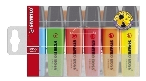 ESTUCHE STABILO 70/6  BOSS ORIGINAL ESTUCHE 6 UDS 