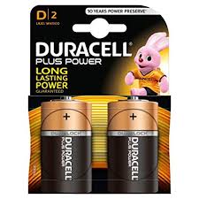 PILA DURACELL PLUS D BLISTER 2 UN