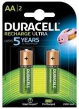 PILA DURACELL PRECHARGED AA 2400 2 UN