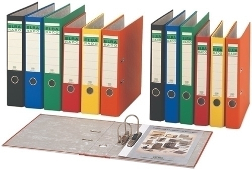 ARCHIVADOR ELBA 100022671 PALANCA RADO CHIC Fº ANCHO VERDE