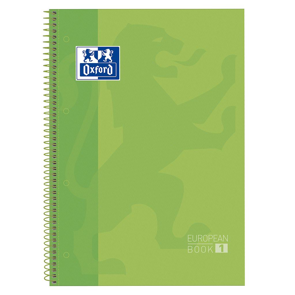 CUADERNO EBOOK 1 OXFORD 100430199 EXTRADURA A4+  80H.5X5 VERDE FLUO 