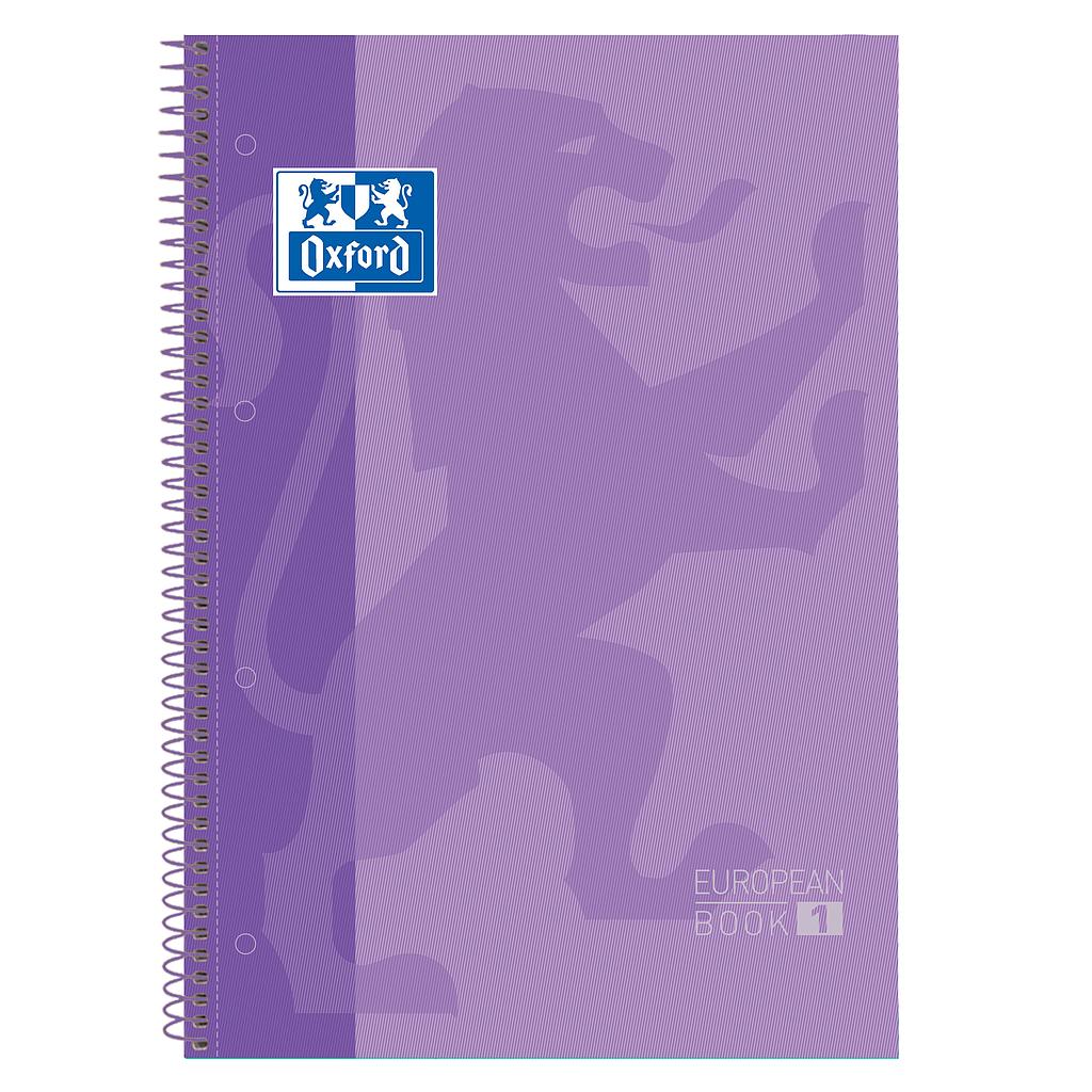 CUADERNO EBOOK 1 OXFORD 100430201 EXTRADURA A4+  80H.5X5 LILA 