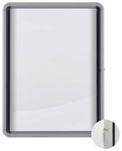 VITRINA NOBO 1902557 INTERIOR FONDO METAL 4 X A4 HOJAS 