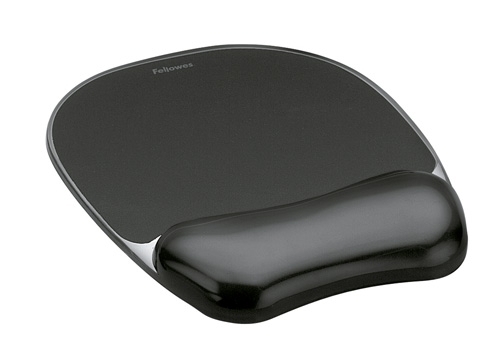 ALFOMBRILLA 9112101 Y REPOSAMUÑECAS GEL CRYSTAL™ NEGRO