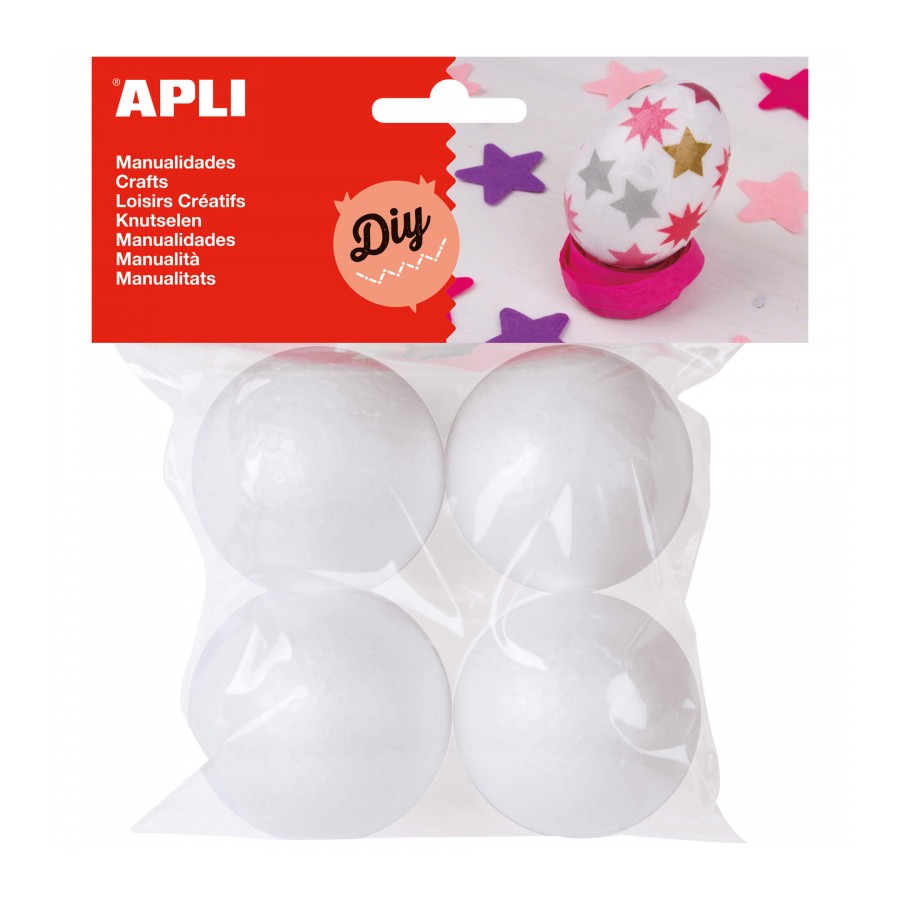 BOLAS APLI 13279 Ø45MM POREXPAN 4UN