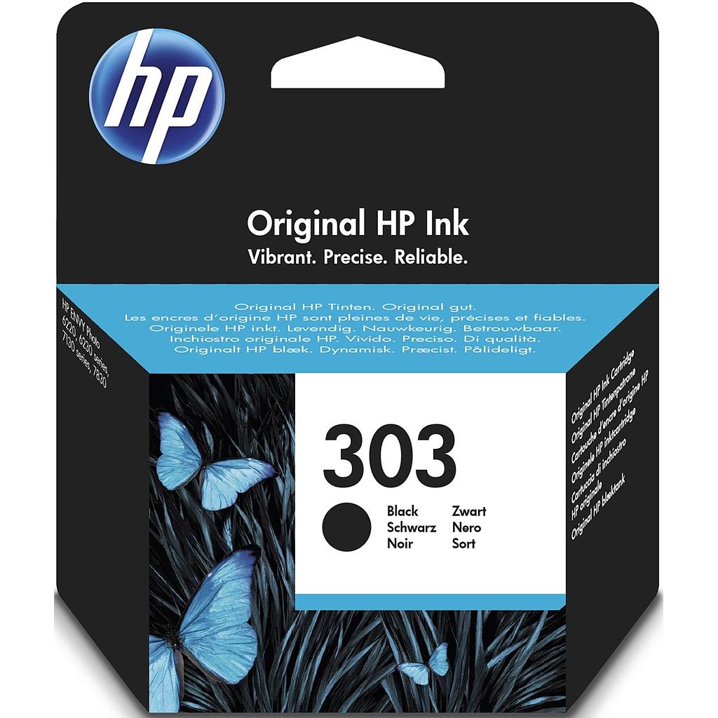 CARTUCHO HP T6N02AE NEGRO 303