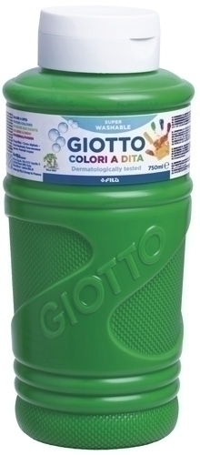 PINTURA GIOTTO DEDOS VERDE 750 ml