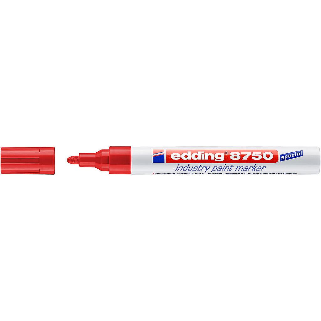 ROTULADOR EDDING 8750-02 ROJO SPECIAL