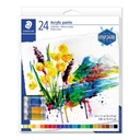 ESTUCHE STAEDTLER 8500 C24 PINTURA ACRILICA 24 TUBOS COLORES