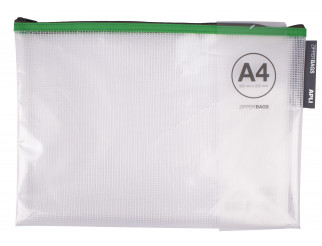 BOLSA APLI 17385 ZIPPER BAG A4 COL SURTIDO