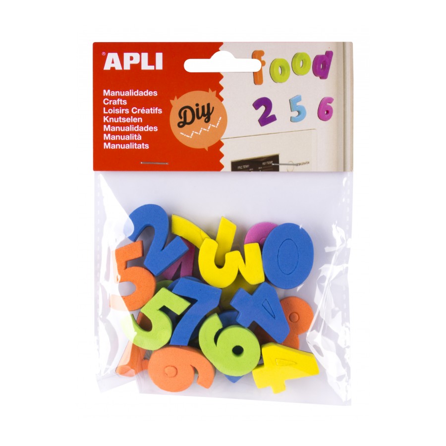 B.IMÁN GOMA EVA NUMEROS 20U