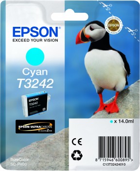 CARTUCHO CIAN EPSON T3242