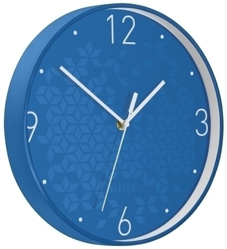 Reloj pared WOW, azul/blanco