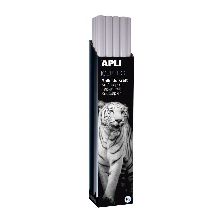 ROLLO APLI 14462 KRAFT BLANCO 1X50 M.