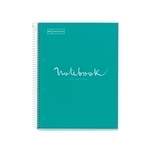 CUADERNO MR 46048 NB-1 A4 80 CLA 90G EMOTIONS TURQUESA MR
