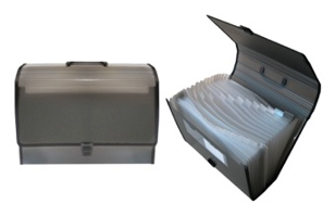 MALETIN FOLDERMATE 11342 A CLASIFICADORA 24 SEPARADORES NEGRO