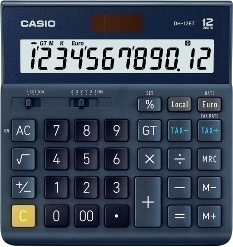 CALCULADORA CASIO DH-12ET SOBREMESA12 DIGITOS 