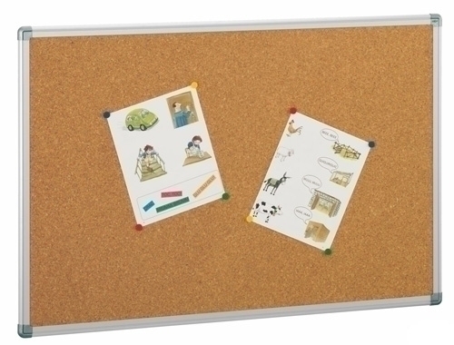 TABLERO CORCHO FAIBO 601-4 SOLIDO MARCO ALUMINIO 100x150 cm