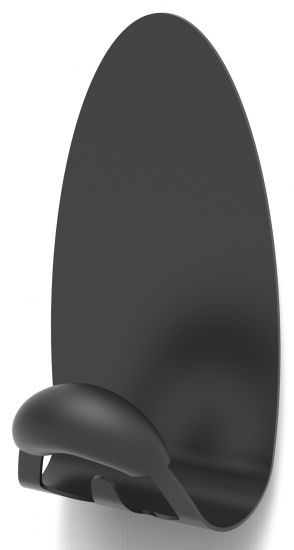 PERCHERO ALPMMAG NE PARED MAGNÉTICO NEGRO SOPORTA 5 KG