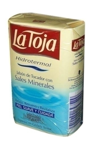 JABON DE MANOS LA TOJA V06056 PASTILLA HIDROTERMAL 125 GRS