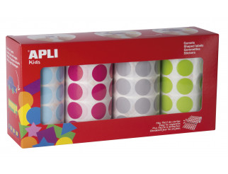 GOMETS APLI 17685  PACK 4R. GOM D20 PEPS BL/FU/GR/VE 7080U