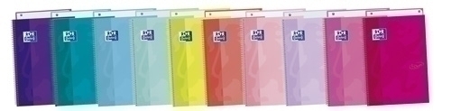 CUADERNO OXFORD 400117273 EUROPEANBOOK 1 SCHOOL TOUCH TAPA EXTRADURA A4+  80H 5X5 LAVANDA PASTEL