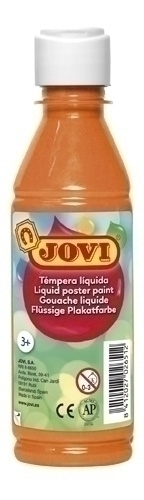 TEMPERA JOVI 50206 LIQUIDA 250 ml (botella) NARANJA