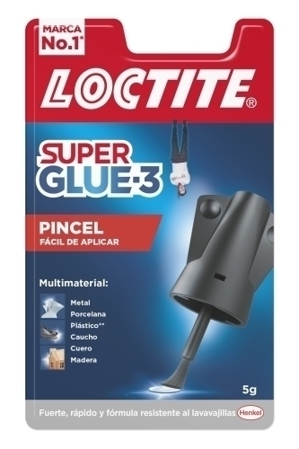 PEGAMENTO INST. 2600307 SUPER GLUE-3 5g CON PINCEL